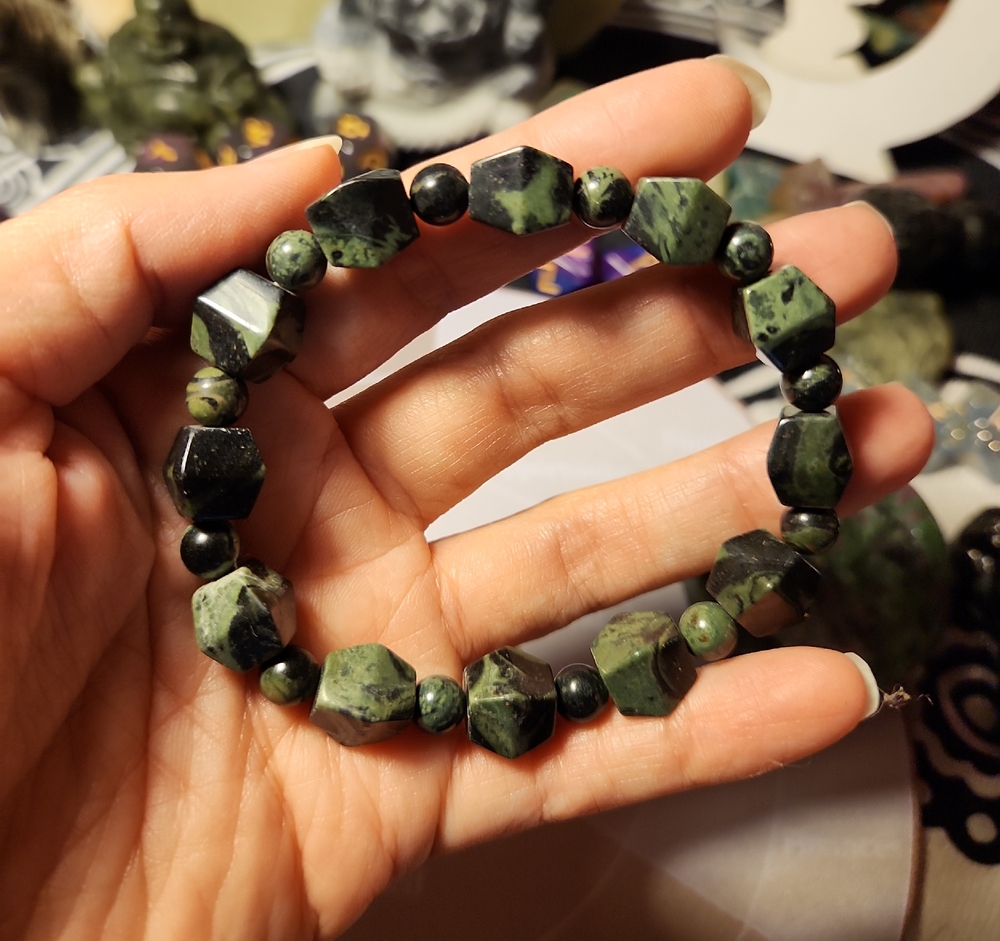 Kambaba Jasper Free-form Bracelet (Size 7)